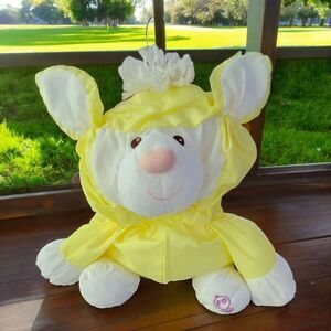 Fisher Price Puffalump Yellow Lamb Plush 16" Stuffed Animal No Dress Parachute